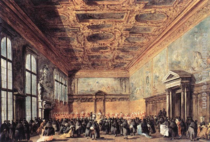 Francesco Guardi Audience Granted by the Doge